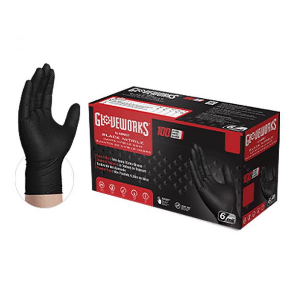 Black Nitrile gloves