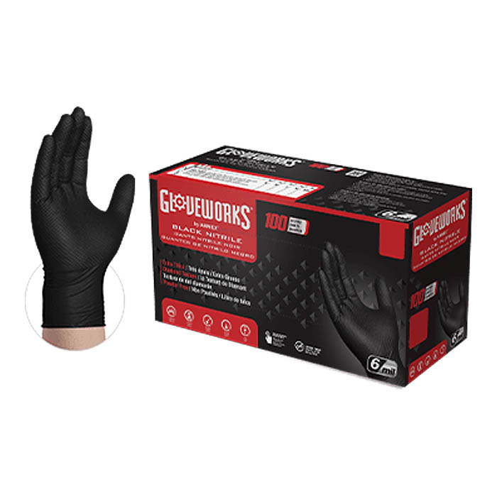 Black Nitrile gloves