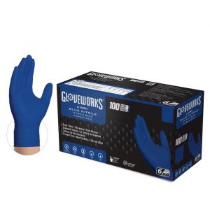 Blue Nitrile gloves