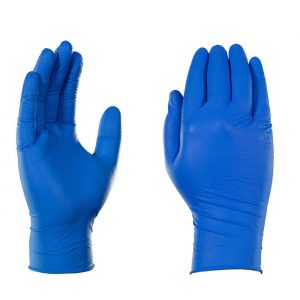 Gloveworks RDT Royal Blue Nitrile PF Ind Gloves - Image 2